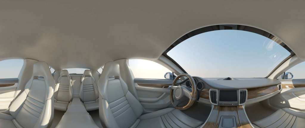 virtual tour 360 foto panoramiche interni auto barca veicolo